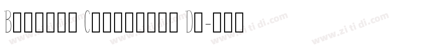 Bayside Condensed De字体转换